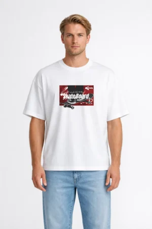 Skate Board – White